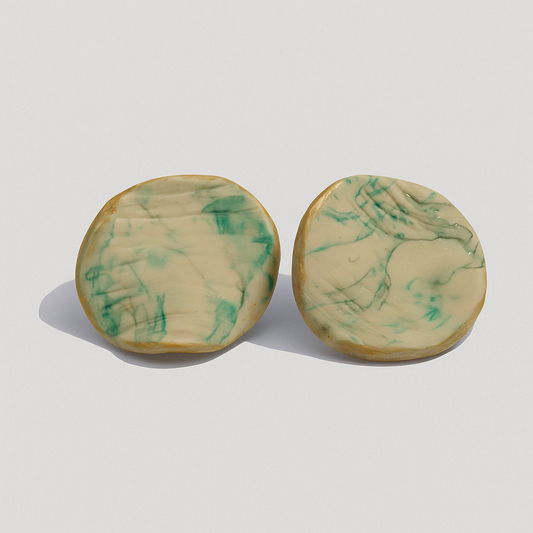 Sarasvati - crema y agua esmeralda