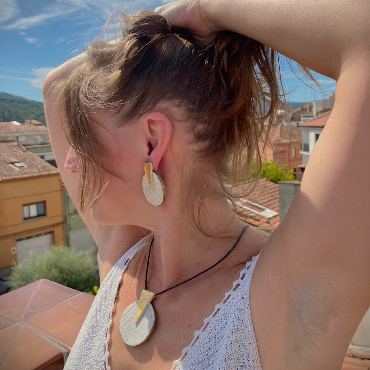 Freyja - Pendientes y Colgante.