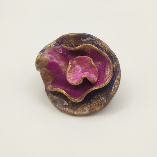 Shakti - Anillo púrpura, fucsia y rosa