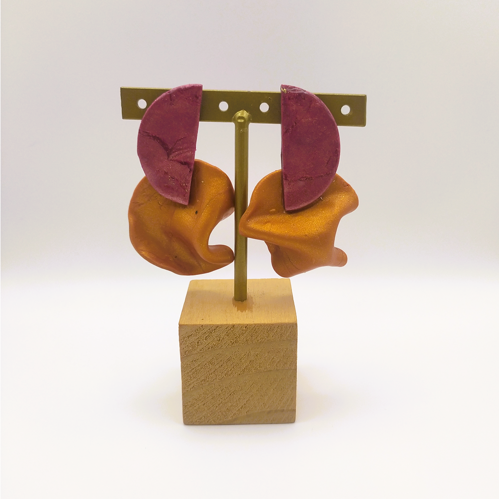 Isis - fucsia y naranja