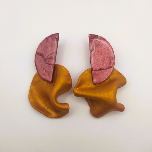 Isis - fucsia y naranja