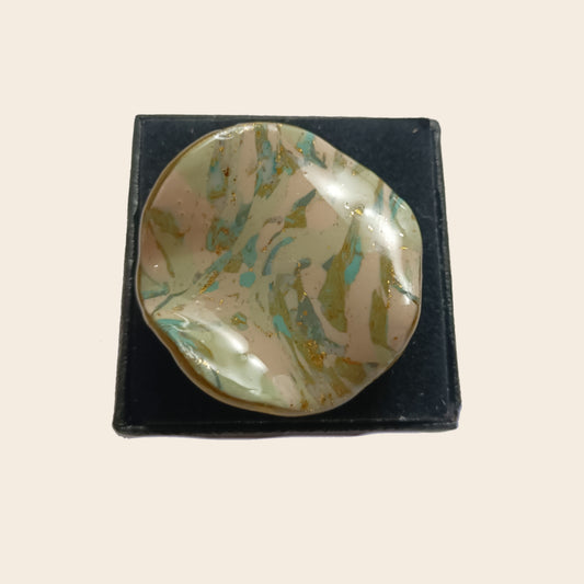 Anillo Afrodita - Aguamarina