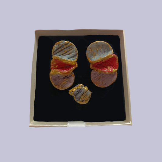 Venus - Pendientes y Anillo