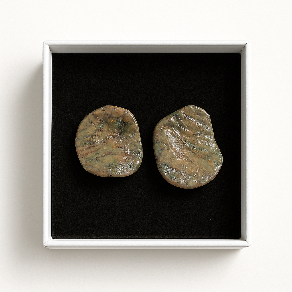 Sarasvati - turquesa, púrpura y gris