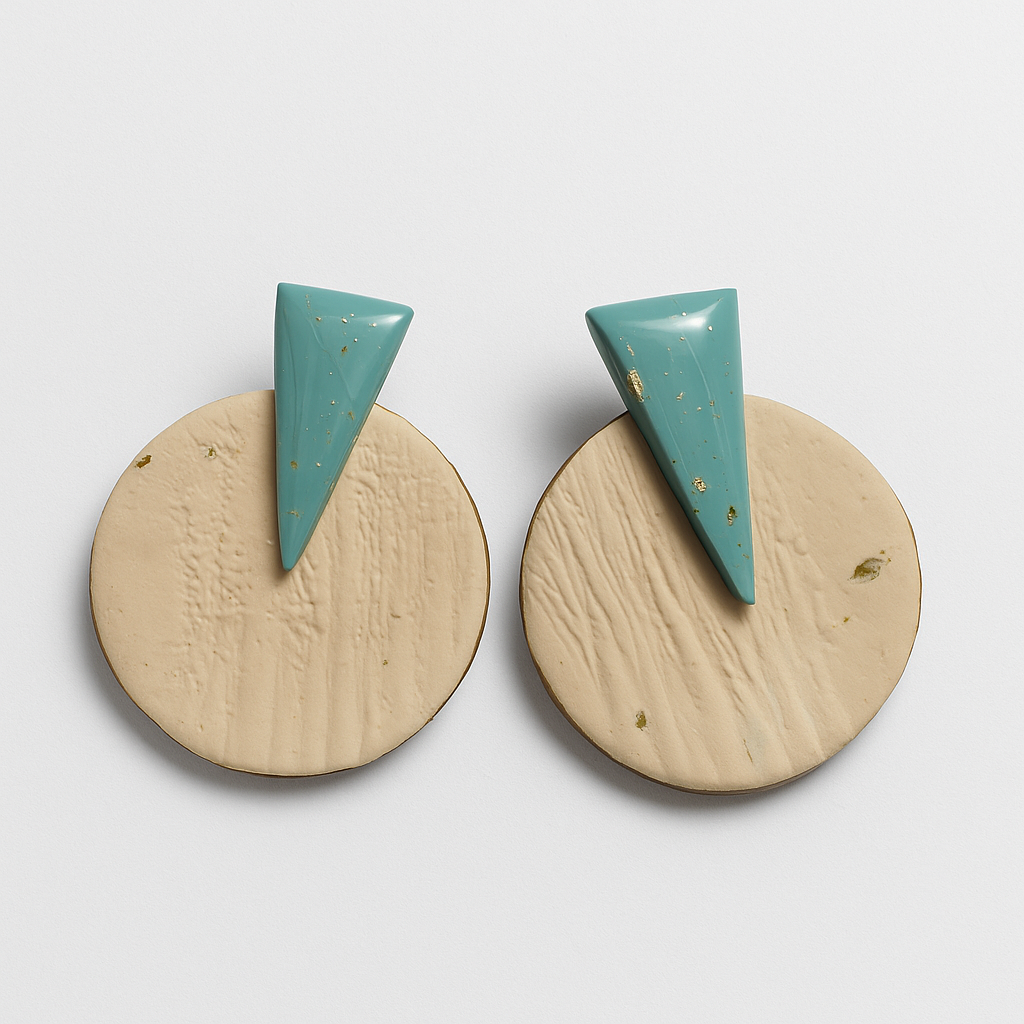 Freyja - Crema y turquesa