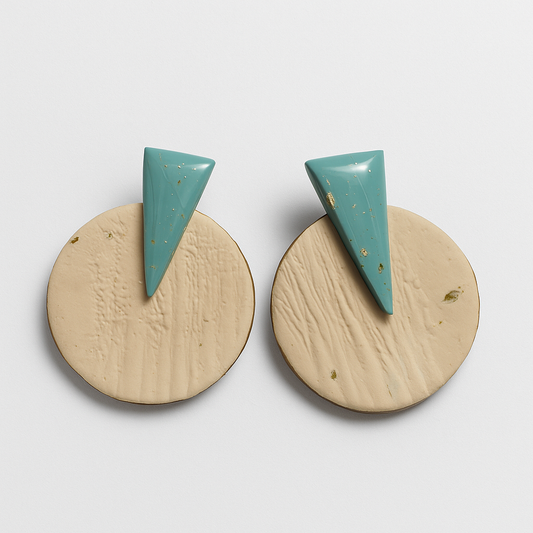 Freyja - Crema y turquesa