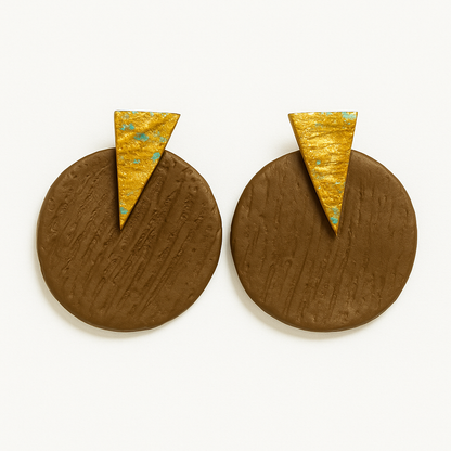 Freyja - Moka, turquesa y dorado