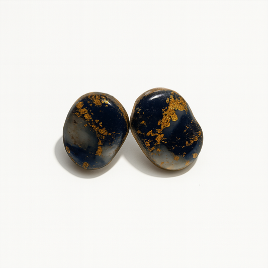 Aeracura - Azul marino con destellos Dorados