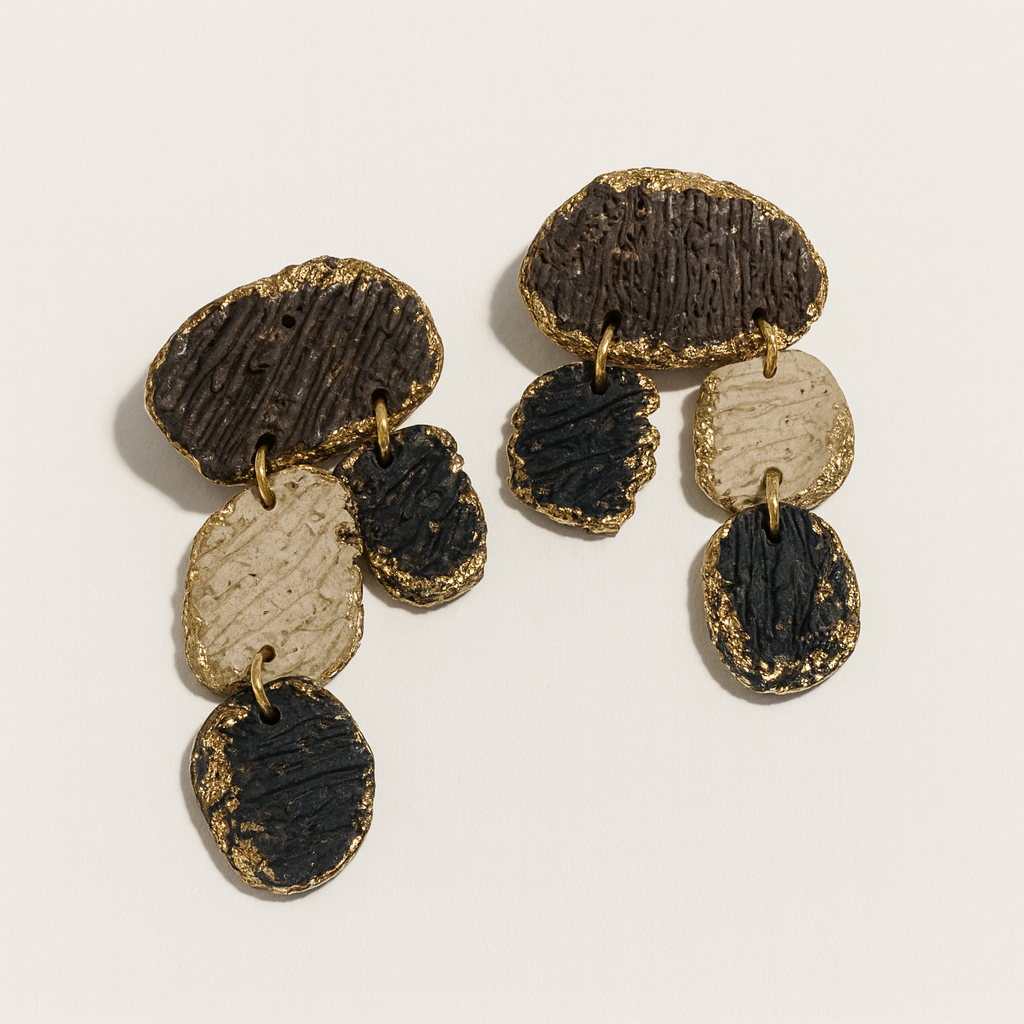 Lakshmi - grandes crema y azul