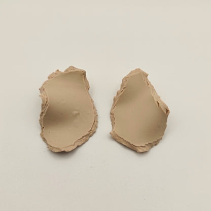 Mawu - pendientes color crema