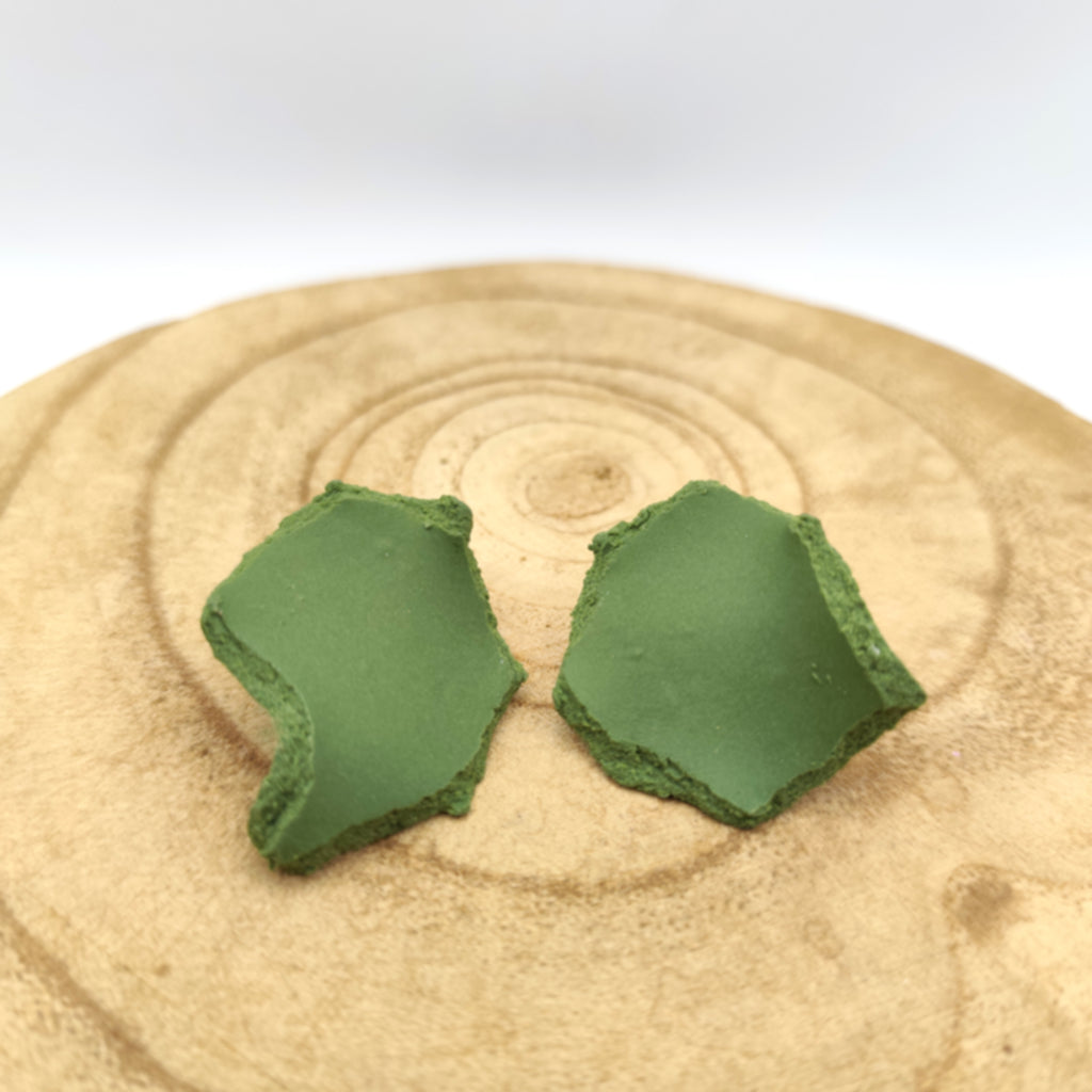 Mawu - pendientes verdes
