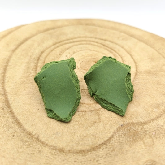 Mawu - pendientes verdes