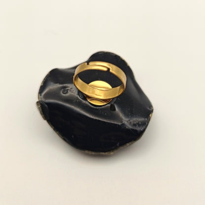 Shakti - anillo negro, azul y morado