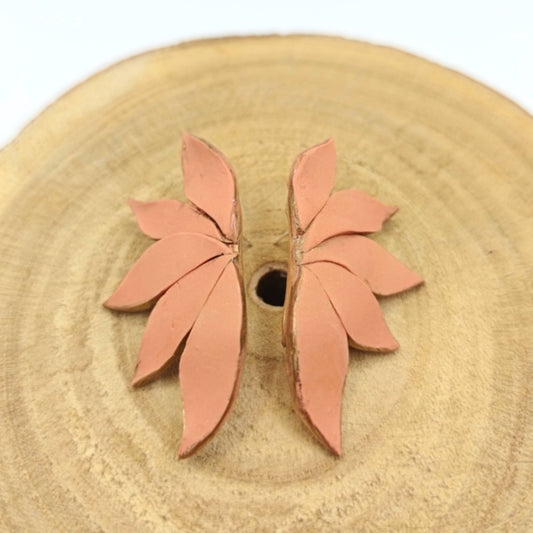 Dana - pendiente naranja polvado