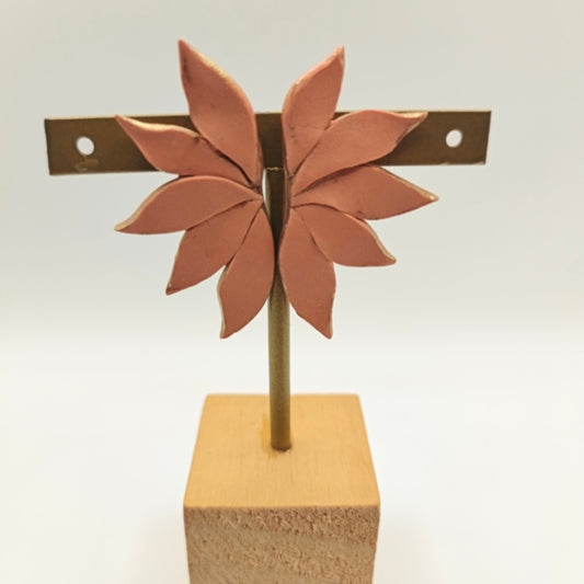 Dana - pendiente naranja polvado