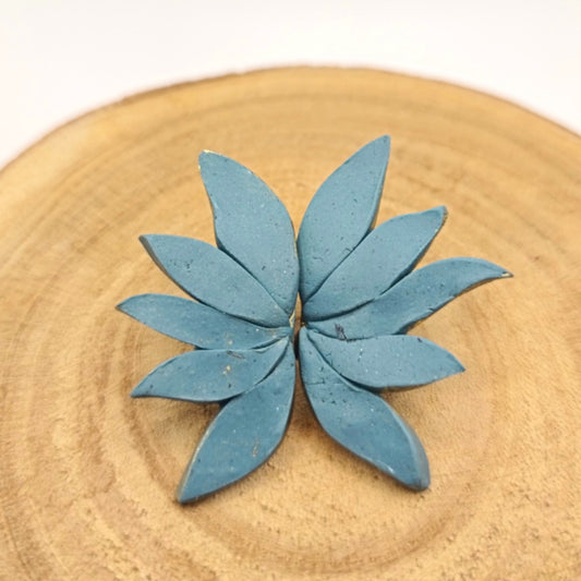 Dana - pendientes azul empolvado