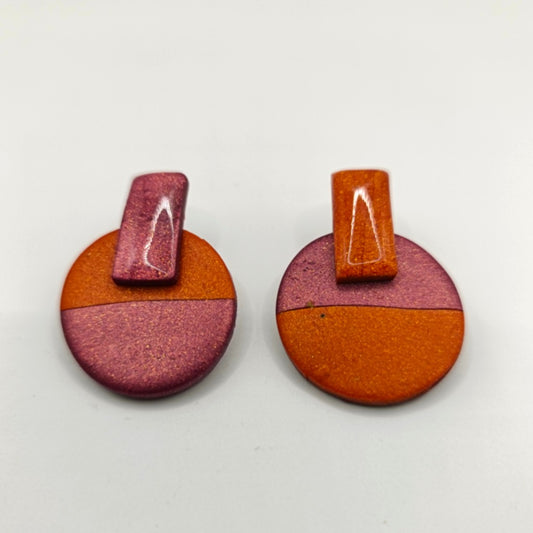 Cloris - Naranja y fucsia