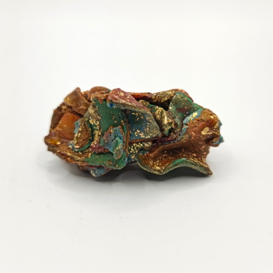 Anillo - fragmentos teja y verde