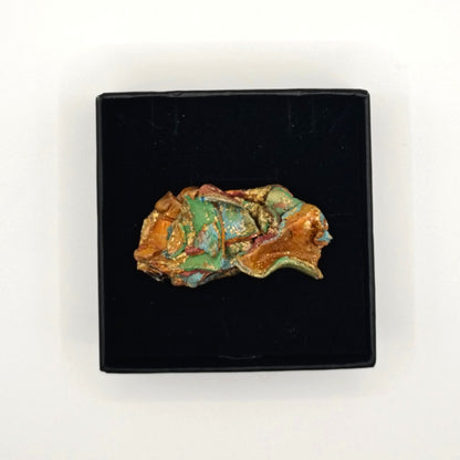 Anillo - fragmentos teja y verde
