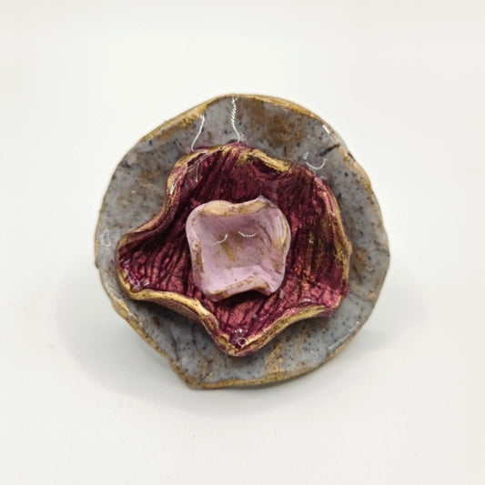 Shakti - anillo fucsia y rosa