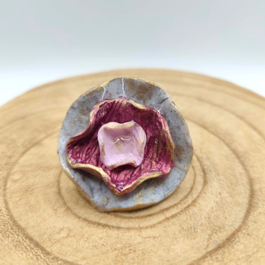 Shakti - anillo fucsia y rosa