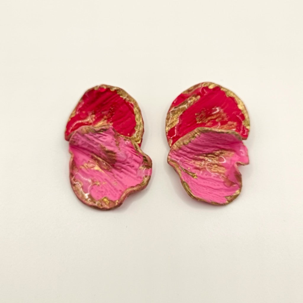 Shakti - dos pétalos rojo y rosa
