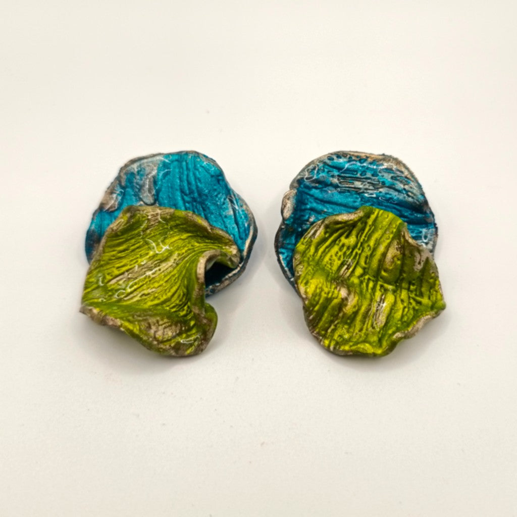 Shakti - verde y azul turquesa