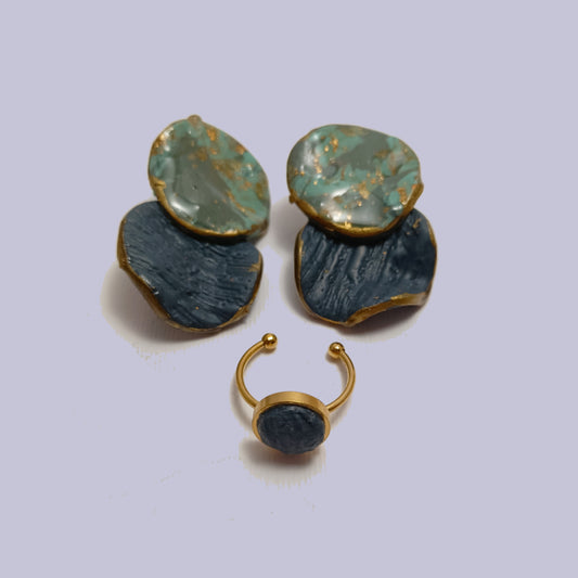 Ostara - Pendientes y Anillo