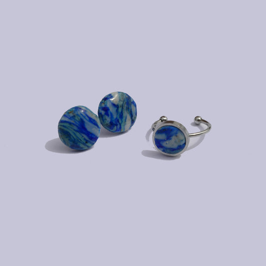 Aeracura - Pendientes y Anillo.