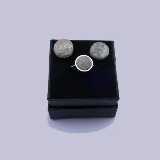 Aeracura - Pendientes y Anillo.