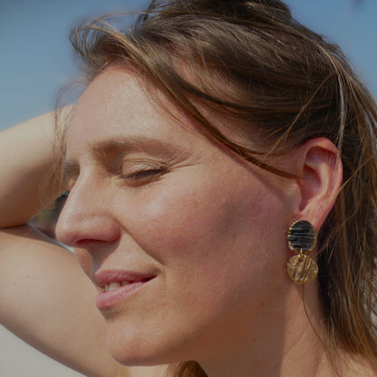 Lakshmi - Pendientes de dos piezas.