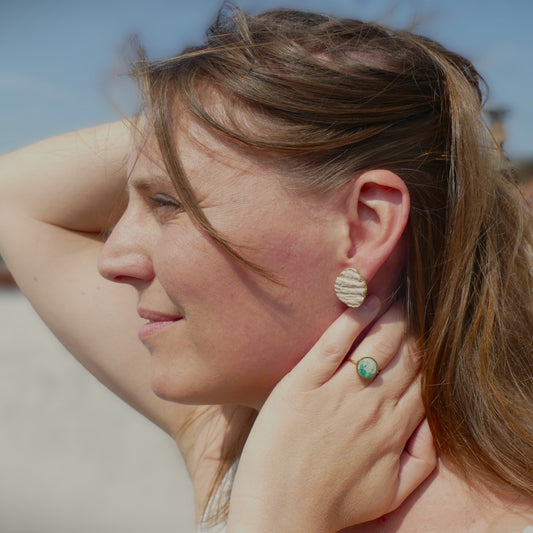 Lakshmi - Conjunto de pendientes y anillo.