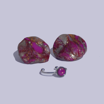 Sarasvati – Conjunto de pendientes y anillo.