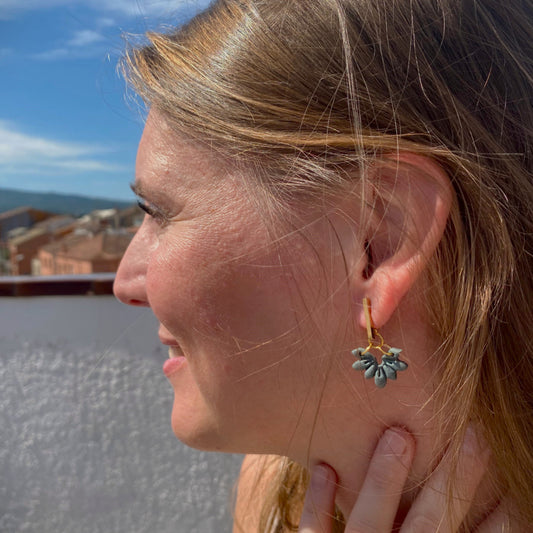 Doncella Mariposa - Pendientes y Anillo.