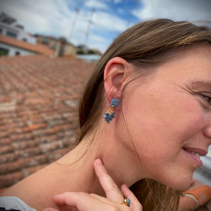 Doncella Mariposa - Pendientes y Anillo