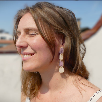 Lakshmi - Pendientes de cuatro piezas.