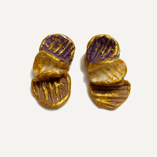 Venus - tres pétalos lavanda, crema y moka